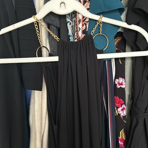 JL midi black chain dress size small/medium - Picture 4 of 4